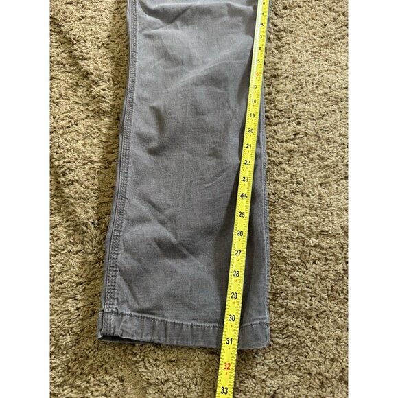 CARHARTT Gray Canvas Carpenter Pants Relaxed Fit Workwear Rugged 36x31 READ - Picture 8 of 9